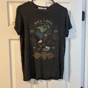Altar'd State Black Rock N Roll Graphic Tee